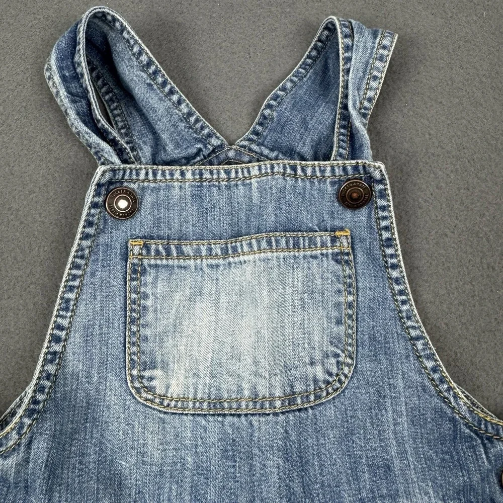 Baby TUCKER + TATE Denim‎ Overalls Medium Wash Snap legs - 24 months